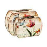 Antique Design Wooden Suitcase Supply Factory Price