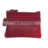 Leather Key Ring Pouch , Key Holder Pouch for Bag thumbnail-2