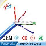 High Quality Ftp Cat5e Cable 305m 24awg 4pairs Network Cable 1000ft/carton