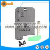 Plastic 3 Button Remote Key Card Shell Cover Blanks Wholesale No Blade for Renault Laguna