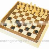wooden chessboard chess