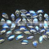 Natural Rainbow Moonstone Marquise Cabochon 8x4mm, Fine Gemstone for Silver Jewelry thumbnail-2