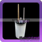 Nail Art Tools Nail Brush Cleaner Container Translucent Nail Cleaner Cup