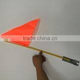 Safety Flag Fluro Orange Bicycle Childs Bike Mobility Scooter Pram Kids Safety Flag 122CM thumbnail-2