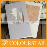 Cast-iron high quality paper greeting card