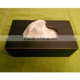 Small box facial custom printed wooden tissue box
