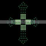 T14050015 Cross Hotfix Rhinestone Transfer