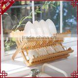 2016 hot sale Eco Friendly Wood Plates / Pots / Pans / Cups Dish Drying Rack