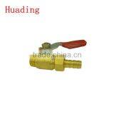 Ball Lockable Valve Brass ,with Female Nuts and the Hose Barb thumbnail-1