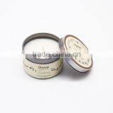 100% Natural Soy Wax Candle in Metal Jar , Scented Candle,natural Essence Candle thumbnail-4