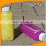 2017 Clear Food Grade Plastic Bottles for Drinks Packaging With Tamper Evident Caps thumbnail-5