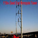 115 кВ монополярный тупиковый опорный башня thumbnail-2