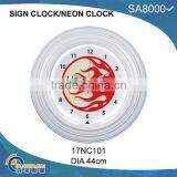 17 Inch Neon Light Wall Clock thumbnail-1