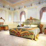 Latest Italy Bedroom Furniture Wooden Carved Nightstand Table/ New Classic Gorgeous Bedside Table thumbnail-4