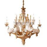 Exquisite Wooden Four Posted King Size Bed, Hand Painting Four-Poster Bed With Night Stand, Wood Carved Bedroom Furniture thumbnail-4