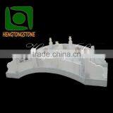 Outdoor White Marble Bridge