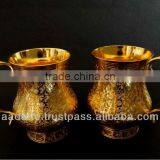 Gold Plated Gift Item Beautiful Kitchen Accessory Gold Plated Beer Mugs thumbnail-1
