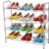 Vivinature Metal Wire 16Pair Shoe Rack, White thumbnail-1