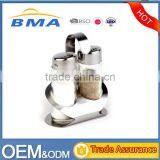 Two Glass Bottle Stainless Cover Spice Set Salt Shaker Pepper Shaker thumbnail-1