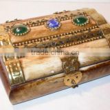 Small Jewelry Box,Buffalo Bone Jewelry Box,Designer Buffalo Bone Jewelry Box,Decorative Buffalo Bone Jewelry Box For Gifts