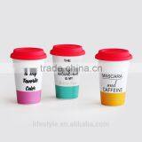 Porcelain Double Wall Coffee to Go Travel Mug thumbnail-5