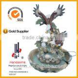 25" Eagle Animal Water Fountain Garden Water Fountain thumbnail-1