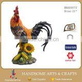 21 Inch Resin Home and Garden Decoration Realistic Animal Rooster Statues thumbnail-1