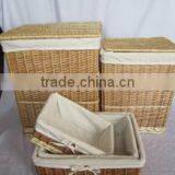 2016 New Design Hand Woven Willow Commercial Laundry Basket thumbnail-1