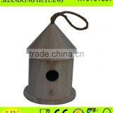 Indoor Decoration Hot Selling Wooden Bird House thumbnail-1