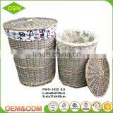 Wholesale Storage Basket Customized Wicker Laundry Basket With Lids thumbnail-4