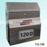FQ-198 Modern House Numbers Light Address Numbers Wall Mounted Stainless Steel Mailbox thumbnail-2