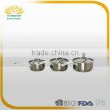 3pc Saucepan Set With Lids thumbnail-1