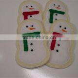 2017 Snowmen Cookies Set Felt Play Food for Kids Made in China