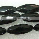 14*38mm Faceted Black Onyx Beads thumbnail-1
