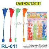 New Hot Selling Promotional Quality Cheap TPR Sticky Foot Toy thumbnail-5