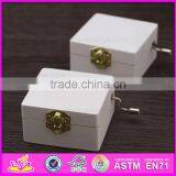 Classical Handmade Wooden Hand Crank Music Box With Customize W07B032-S thumbnail-5
