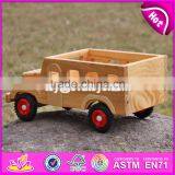 2017 New Products Kids Small Toys Solid Wooden Toy Cars and Trucks W04A332 thumbnail-5