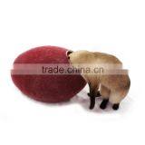 Cat Bed, House, Cave, Nap Cocoon, Wool Felt Handmade Large thumbnail-3