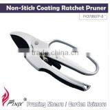 High Carbon Steel Non-Stick Coating Bypass Ratchet Pruning Shear thumbnail-1