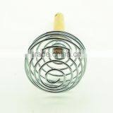 37045 Stainless Steel Spring Coil Whisk With Wooden Handle thumbnail-4