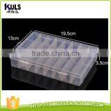Transparent Rectangle Removable Plastic Jewelry Box Plastic Medicine Box thumbnail-2