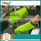 Silicone Oven Mitts - Heat Resistant Cooking Gloves for BBQ thumbnail-2