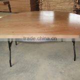 High Quality Folding Dining Wooden Table Banquet Table thumbnail-4