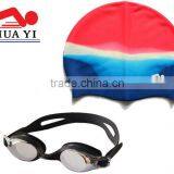 2012 Hot Sale Waterproof Swimming Caps and Glasses thumbnail-1