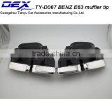 AUTO PARTS GUANGZHOU RIGHT PRICE HIGH QUALITY BEN Z AMG E63 EXHAUST MUFFLER TIP
