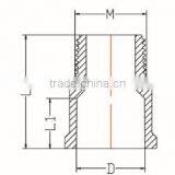 HIGH QUANLITY MALE COUPLING OF PVC DIN STANDARD FITTINGS FOR WATER SUPPLY thumbnail-2