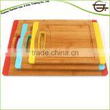 Organic 3 Pc's Colorful Fruit Vegetable Bamboo Wood Chopping Boards thumbnail-3