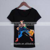 Latest Fashion Casual Elegant Short Sleeve Summer Women Printed T Shirt thumbnail-2