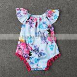 0-2 Years Old Baby Girl Floral Bodysuit Romper Outfits Sunsuit Clothes thumbnail-1