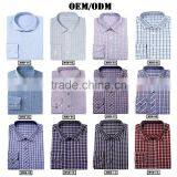 Excellent Quality Latest Style 100% Polyester Plaid Design Patterns Mens Shirt thumbnail-2